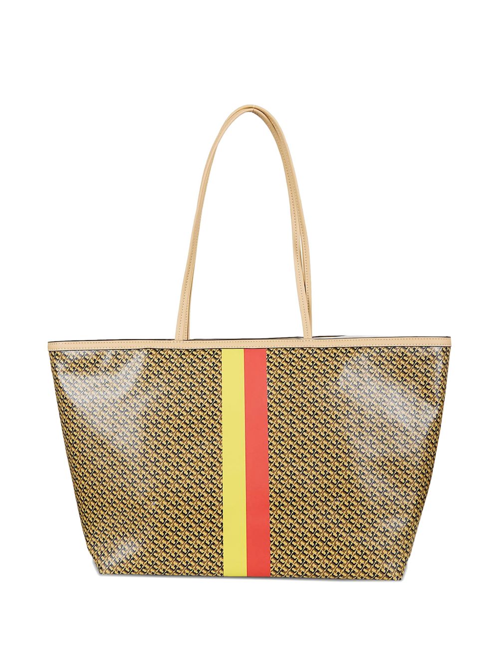 Tory Burch Borsa marrone/multicolore con stampa logo, view 2