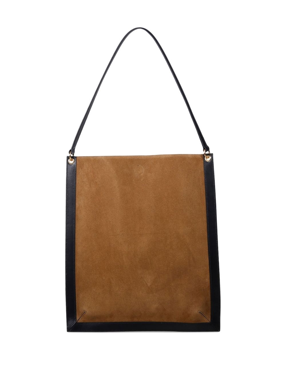 WANDLER Borsa a spalla Penny in suede tabacco, view 2