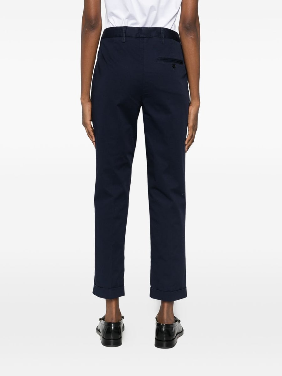 ASPESI Pantaloni in cotone blu navy, view 4