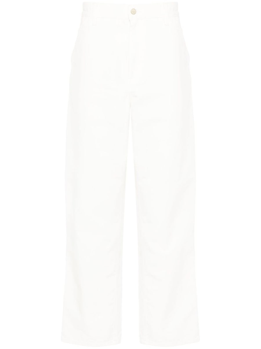Carhartt WIP Jeans in cotone bianco