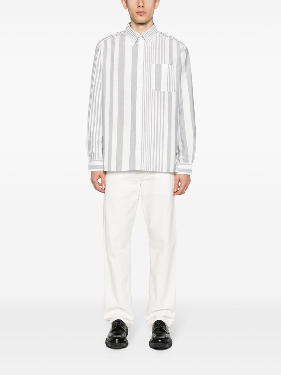 Carhartt WIP Jeans in cotone bianco, view 4