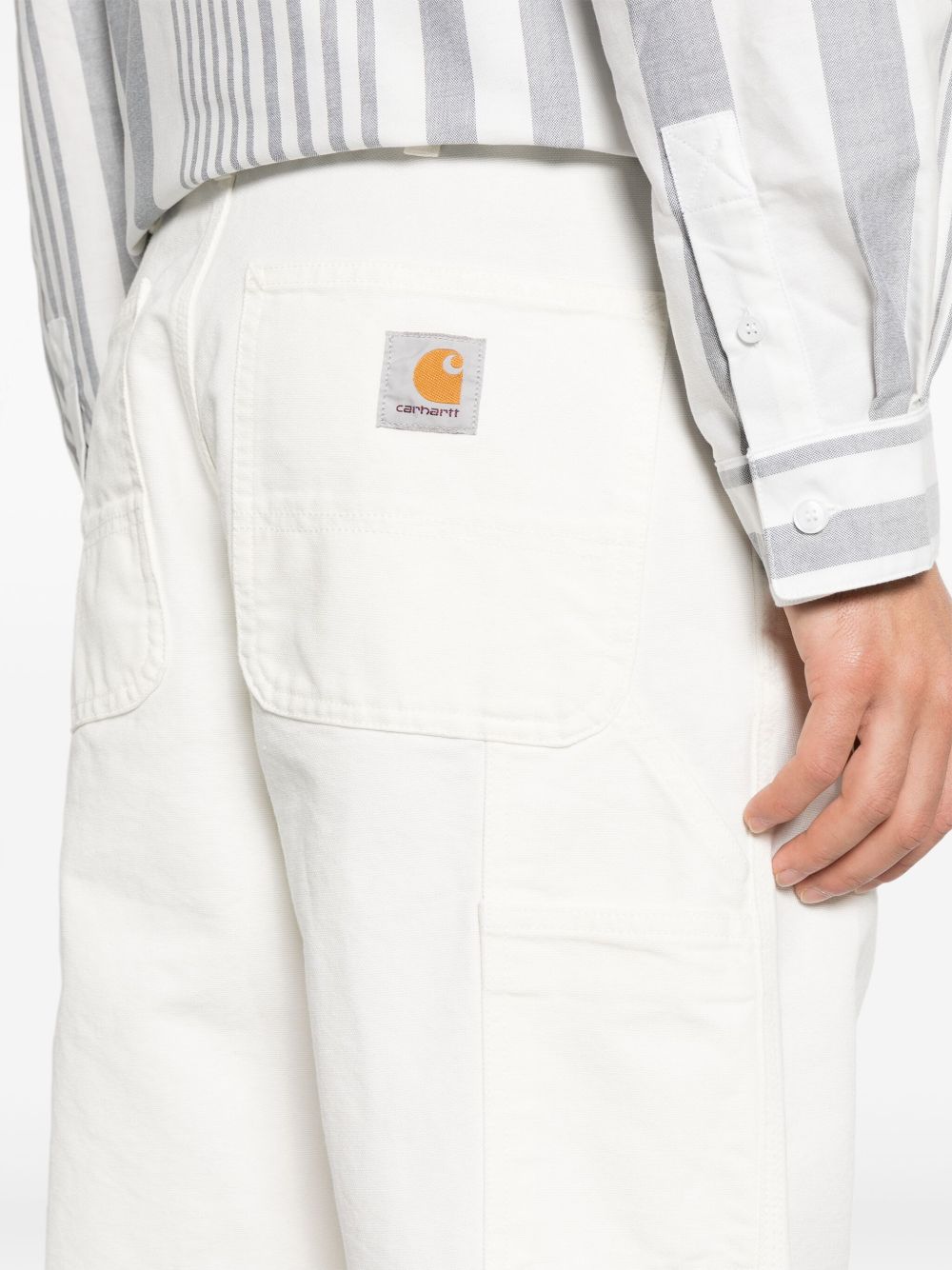 Carhartt WIP Jeans in cotone bianco, view 2