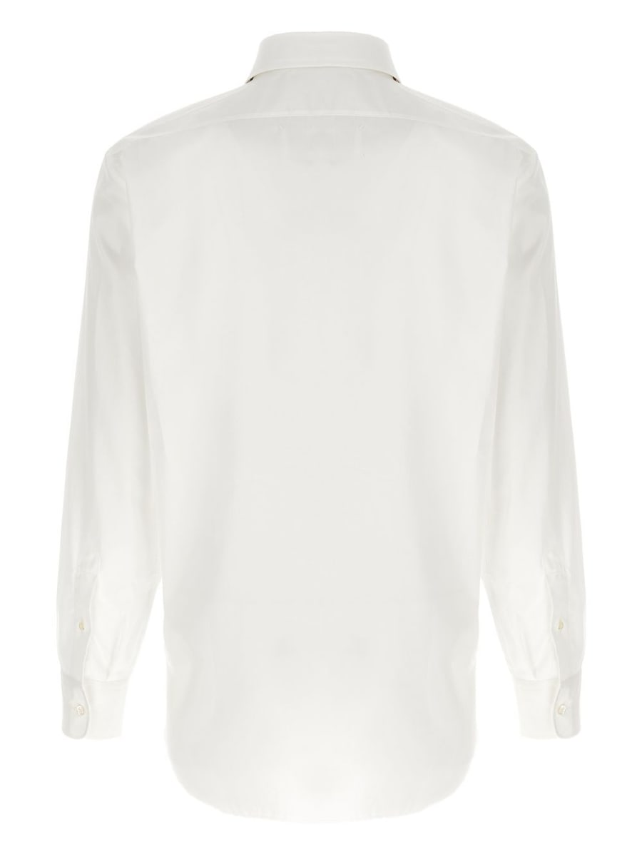 Maison Margiela Camicia in cotone bianco, view 4