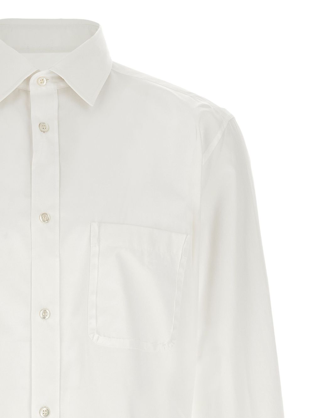 Maison Margiela Camicia in cotone bianco, view 2