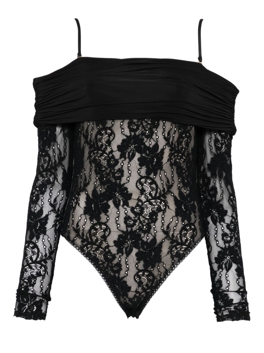 Zimmermann Body in pizzo nero