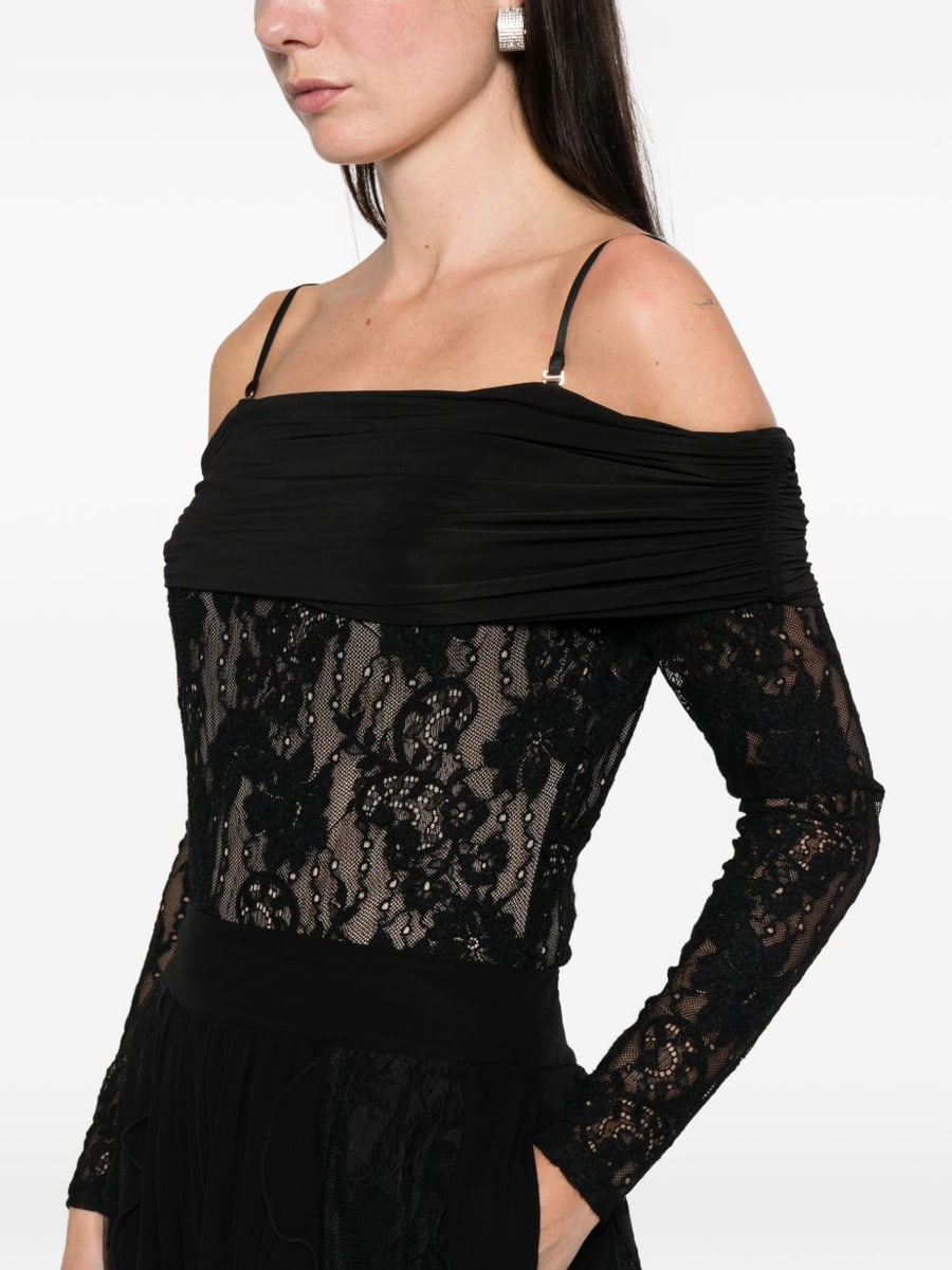 Zimmermann Body in pizzo nero, view 3