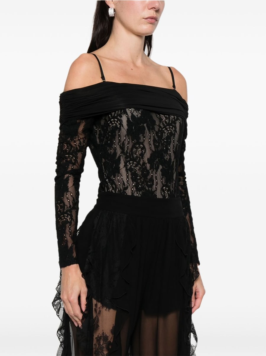 Zimmermann Body in pizzo nero, view 4