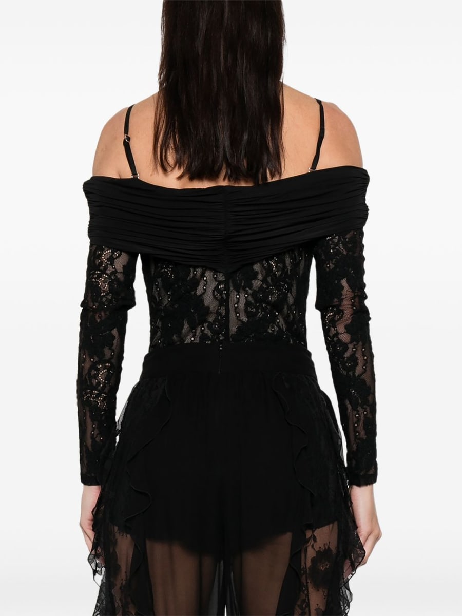 Zimmermann Body in pizzo nero, view 5