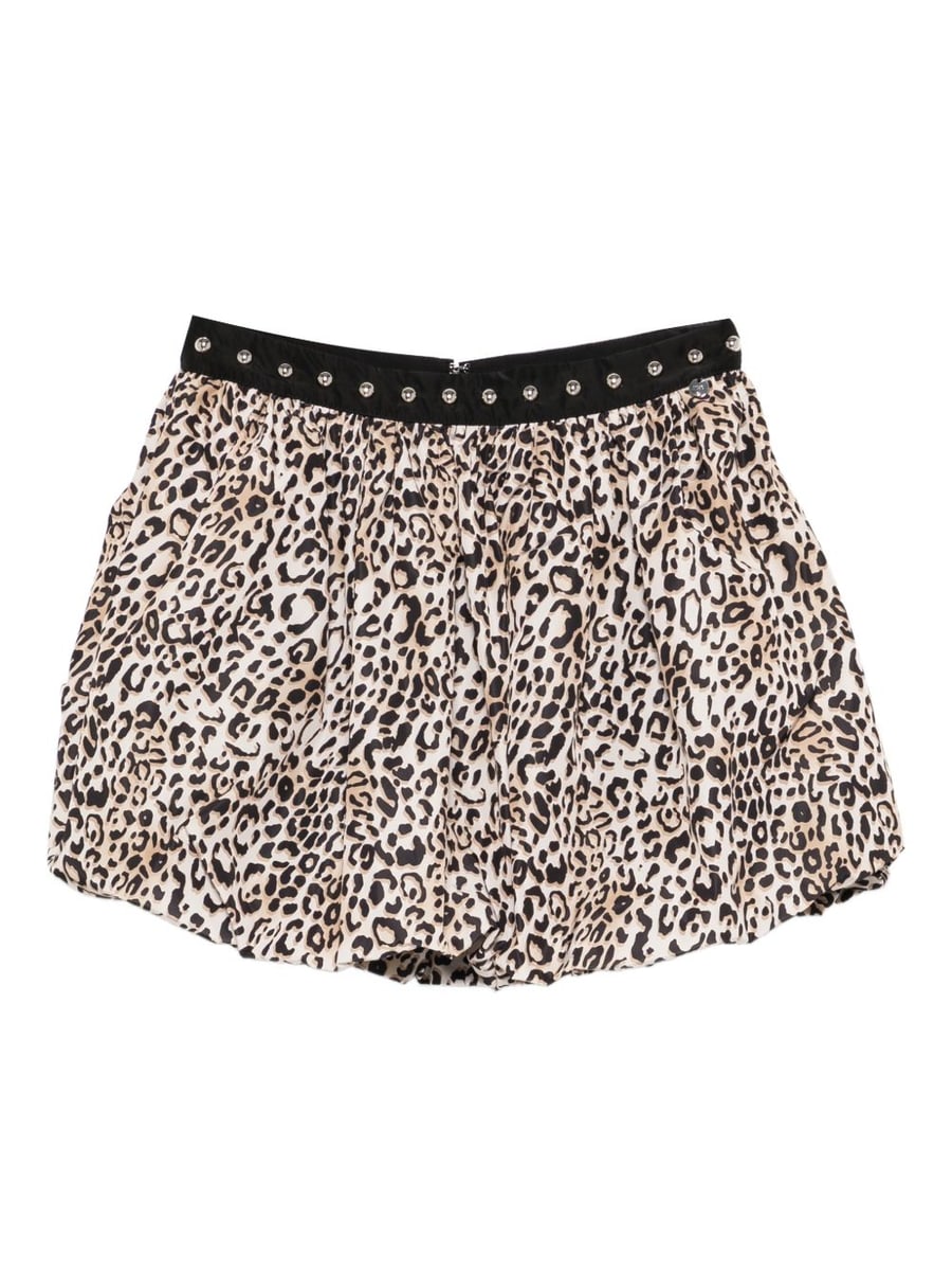 LIUJO Gonna corta animalier