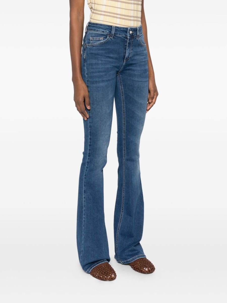 LIUJO Jeans blu svasati, view 4