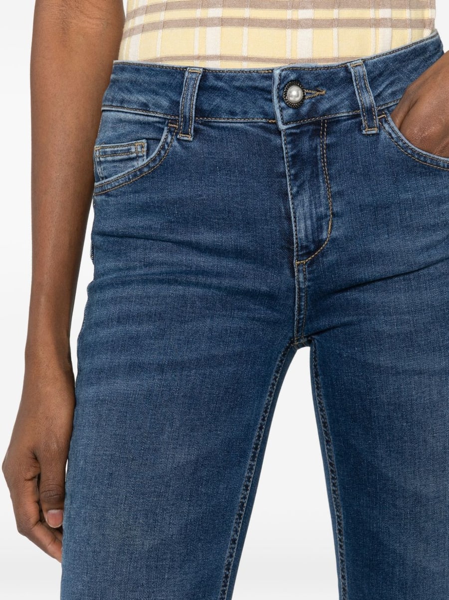 LIUJO Jeans blu svasati, view 5