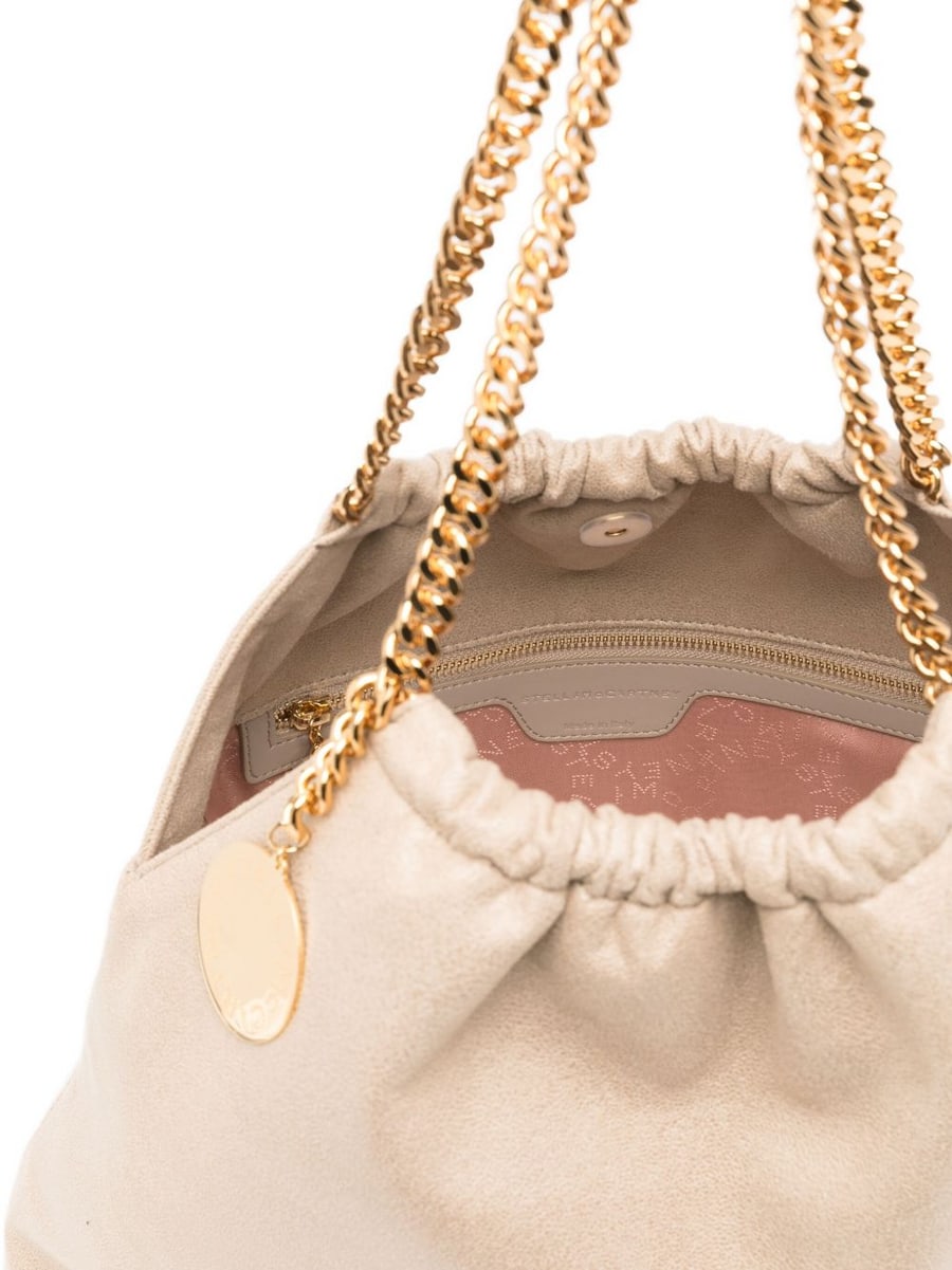Stella McCartney Borsa a spalla Falabella Drawstring beige, view 3