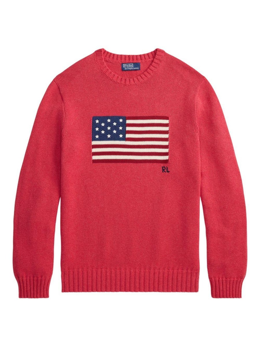 Polo Ralph Lauren Maglia L'iconica maglia con bandiera Polo Ralph Lauren