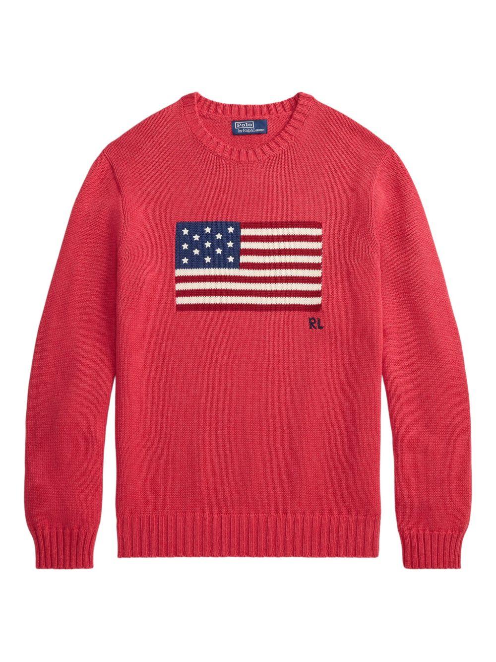 Polo Ralph Lauren Maglia L'iconica maglia con bandiera Polo Ralph Lauren