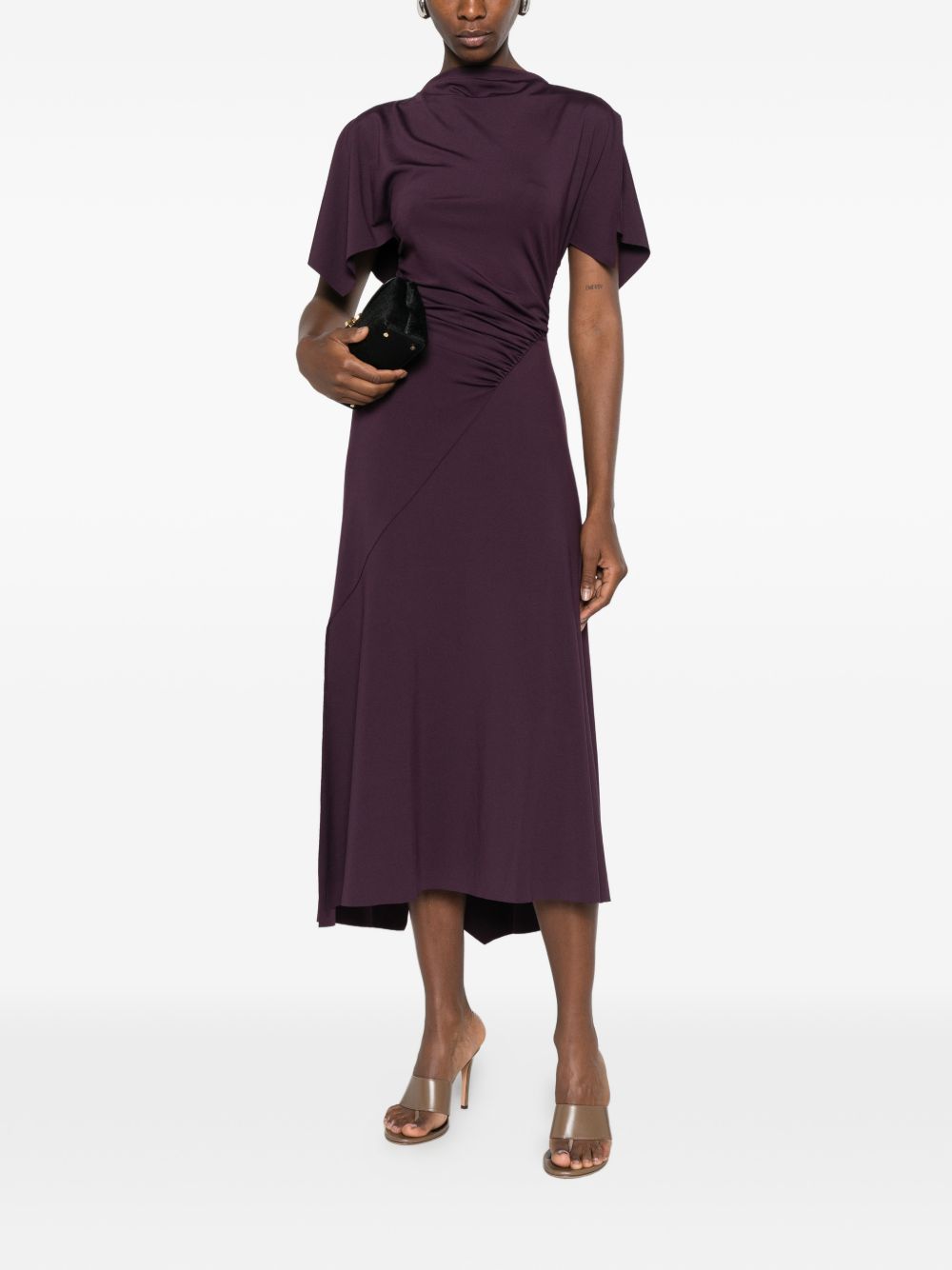 Victoria Beckham Abito Midi Blousey Victoria Beckham, view 2