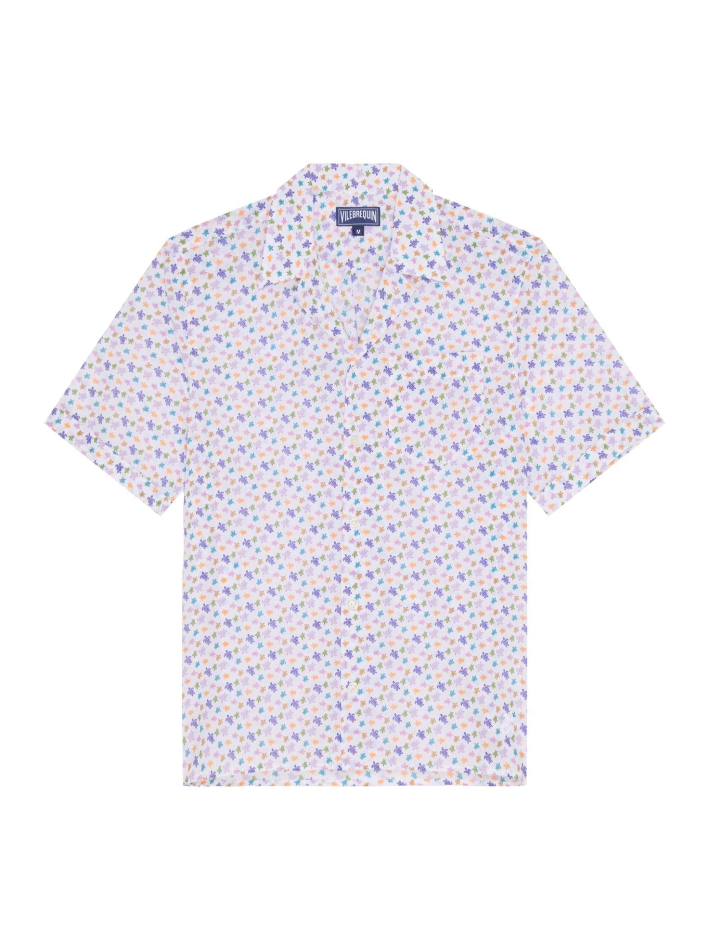 Vilebrequin Camicia Micro Ronde des Tortues Vilebrequin