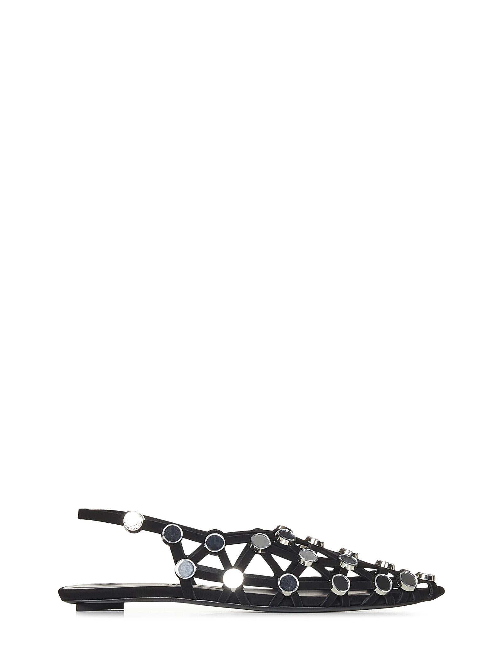 The Attico Ballerine "Grid" The Attico