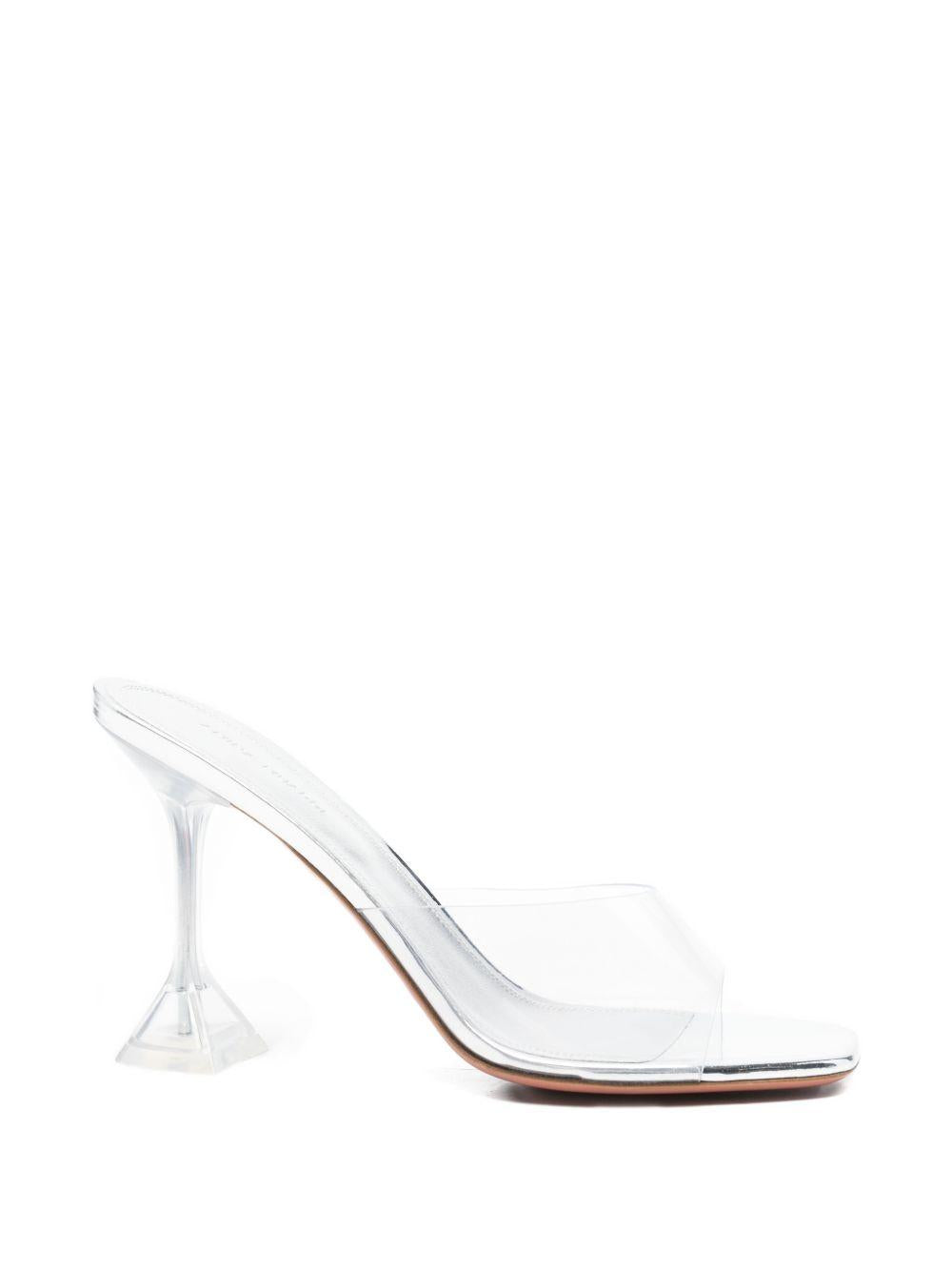 Amina Muaddi Sandali Lupita Glass Slipper 95 Amina Muaddi
