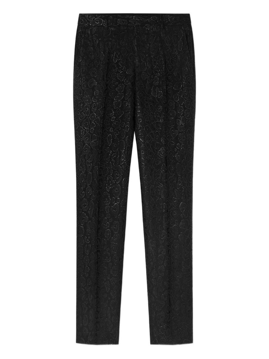 Versace Pantaloni jacquard Leopard Versace