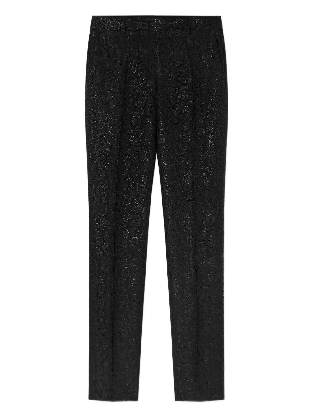 Versace Pantaloni jacquard Leopard Versace