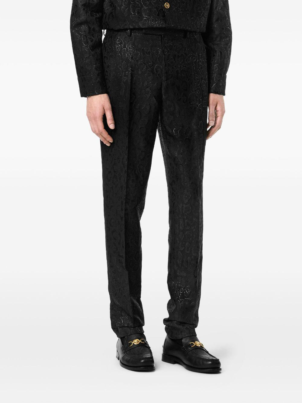 Versace Pantaloni jacquard Leopard Versace, view 2