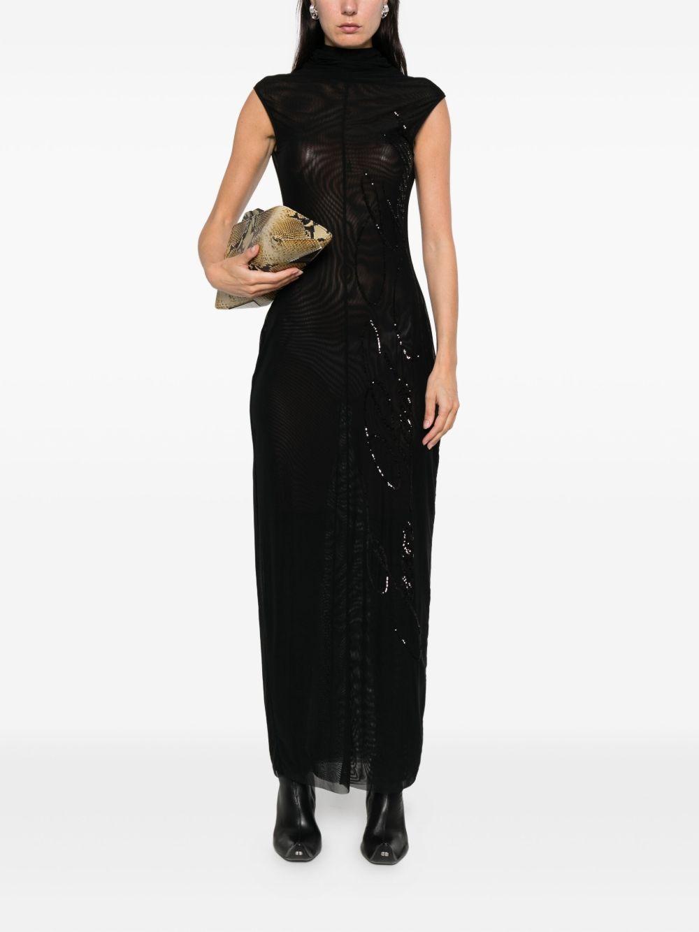 Jean Paul Gaultier Abito Lungo The Long Sequin Jean Paul Gaultier, view 2