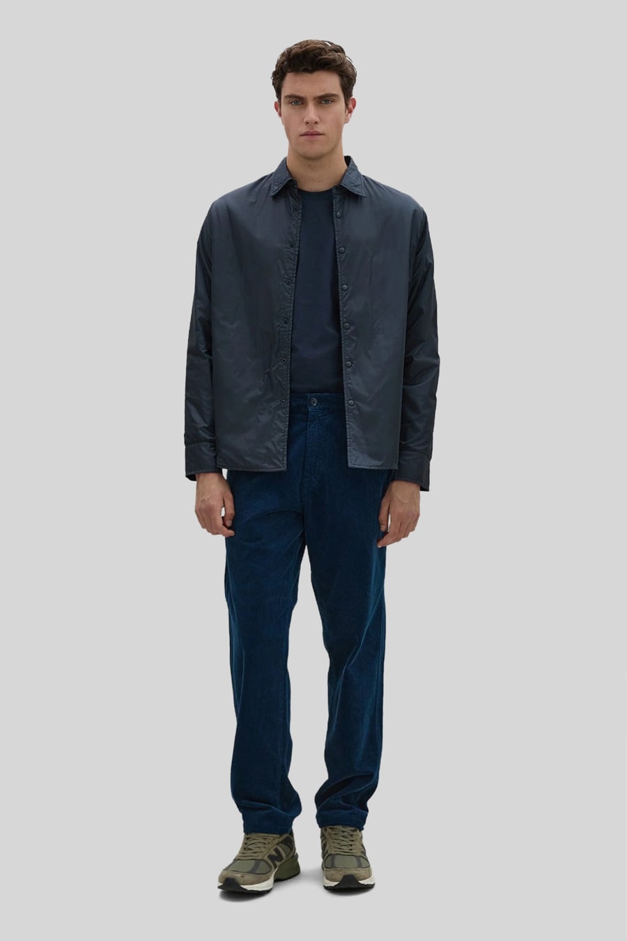 aspesi Aspesi Camicia Nylon Re-shirt Blu Uomo, view 2