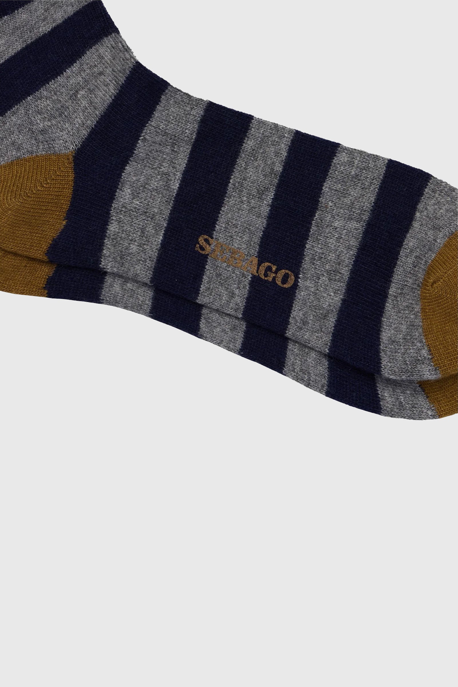 sebago Sebago Calzino Solon Rigal Blu/grigio Uomo, view 2