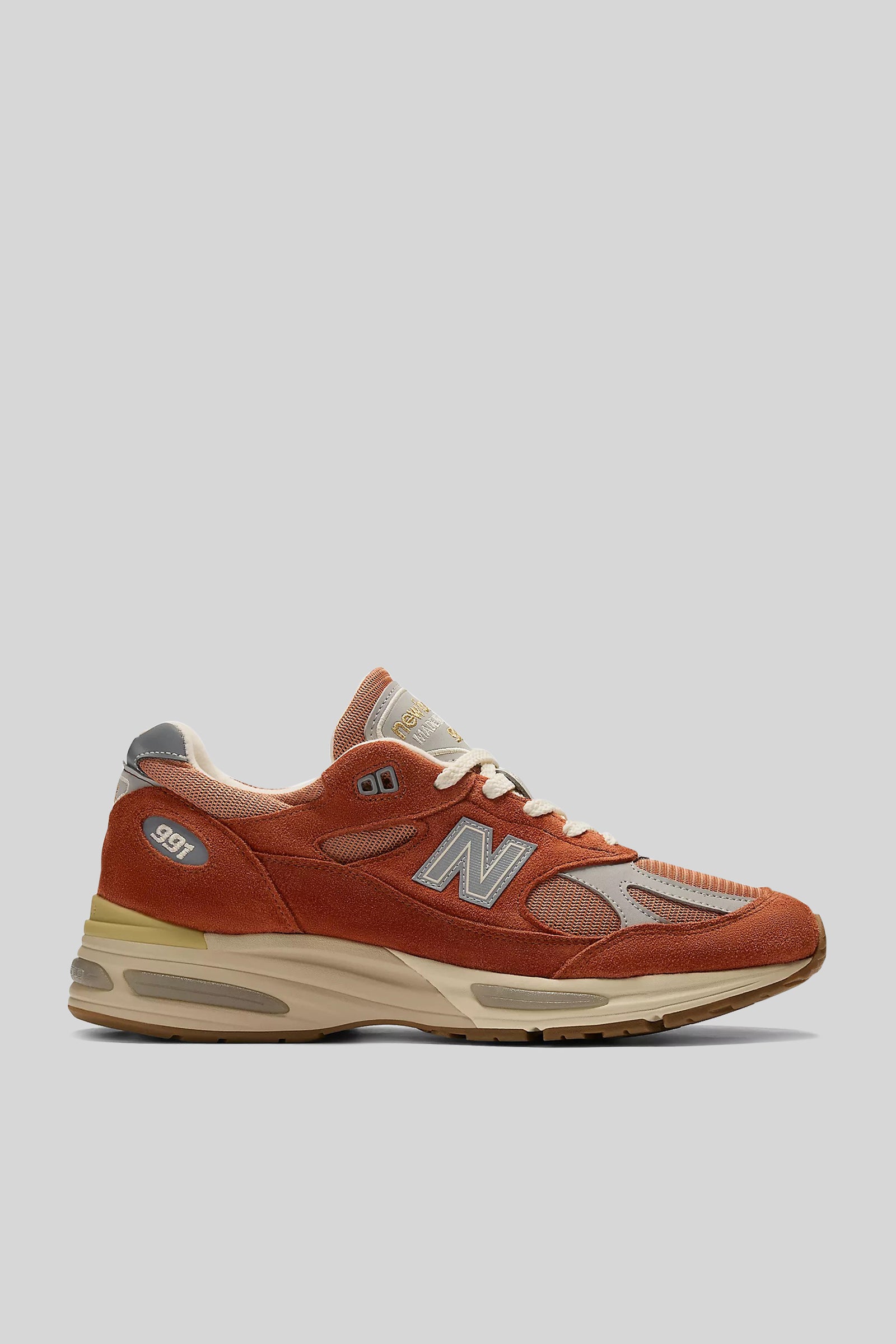 New Balance New Balance Sneaker 991v2 Made In Uk Vintage Sports Arancio Uomo