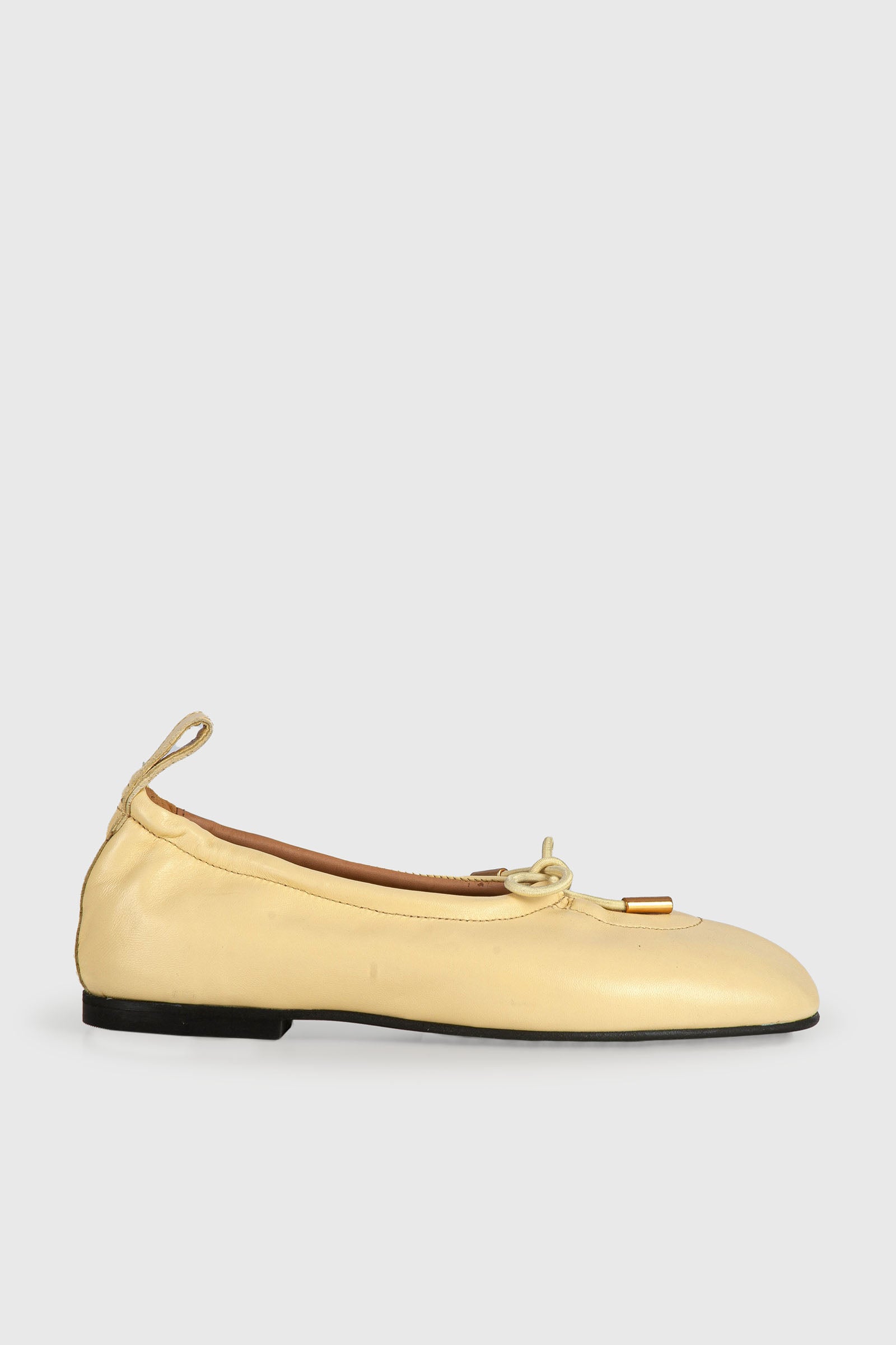 alohas Alohas Ballerina Rosalind Yellow Leather Giallo Donna