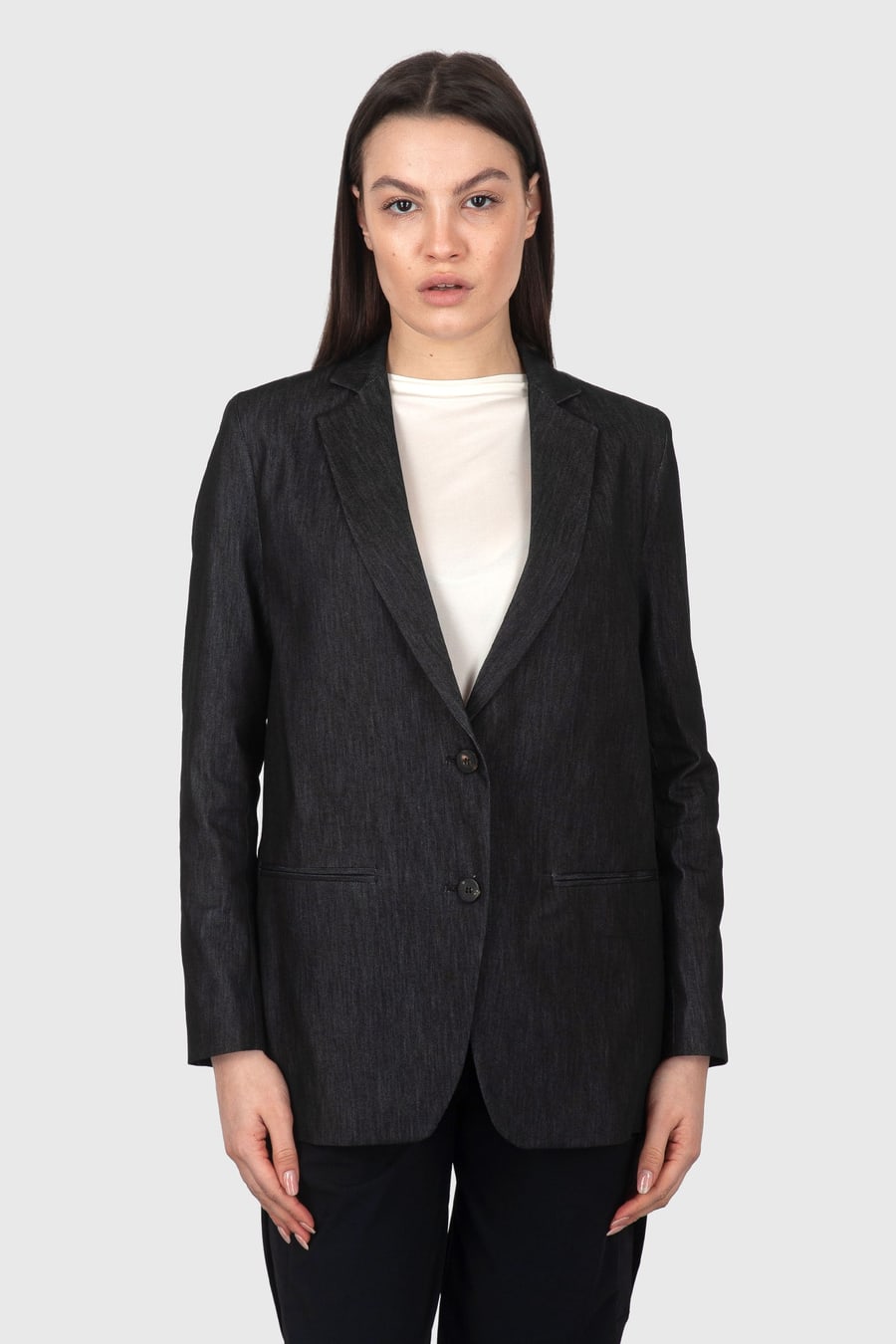 rrd Rrd Marina Boyfriend Wom Blazer Nero Donna