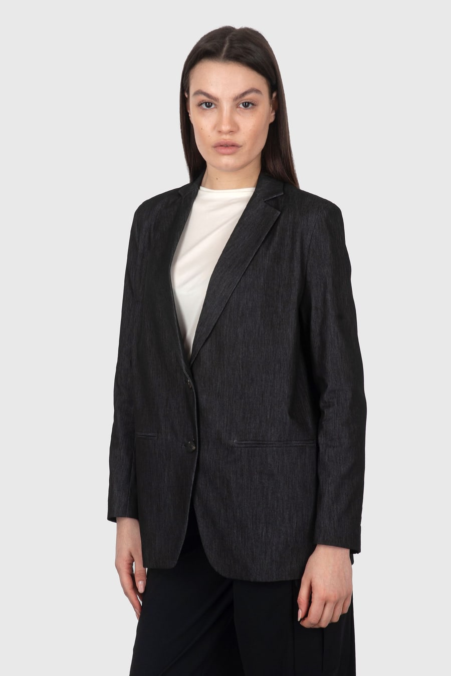 rrd Rrd Marina Boyfriend Wom Blazer Nero Donna, view 3