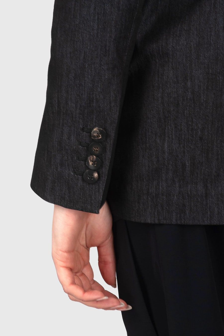 rrd Rrd Marina Boyfriend Wom Blazer Nero Donna, view 6