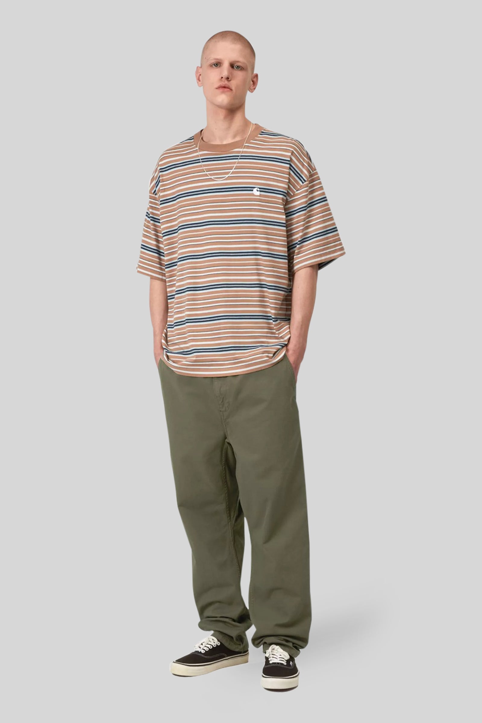 Carhartt WIP Carhartt Wip Flint Pant 'moraga' Twill Verde Uomo, view 2