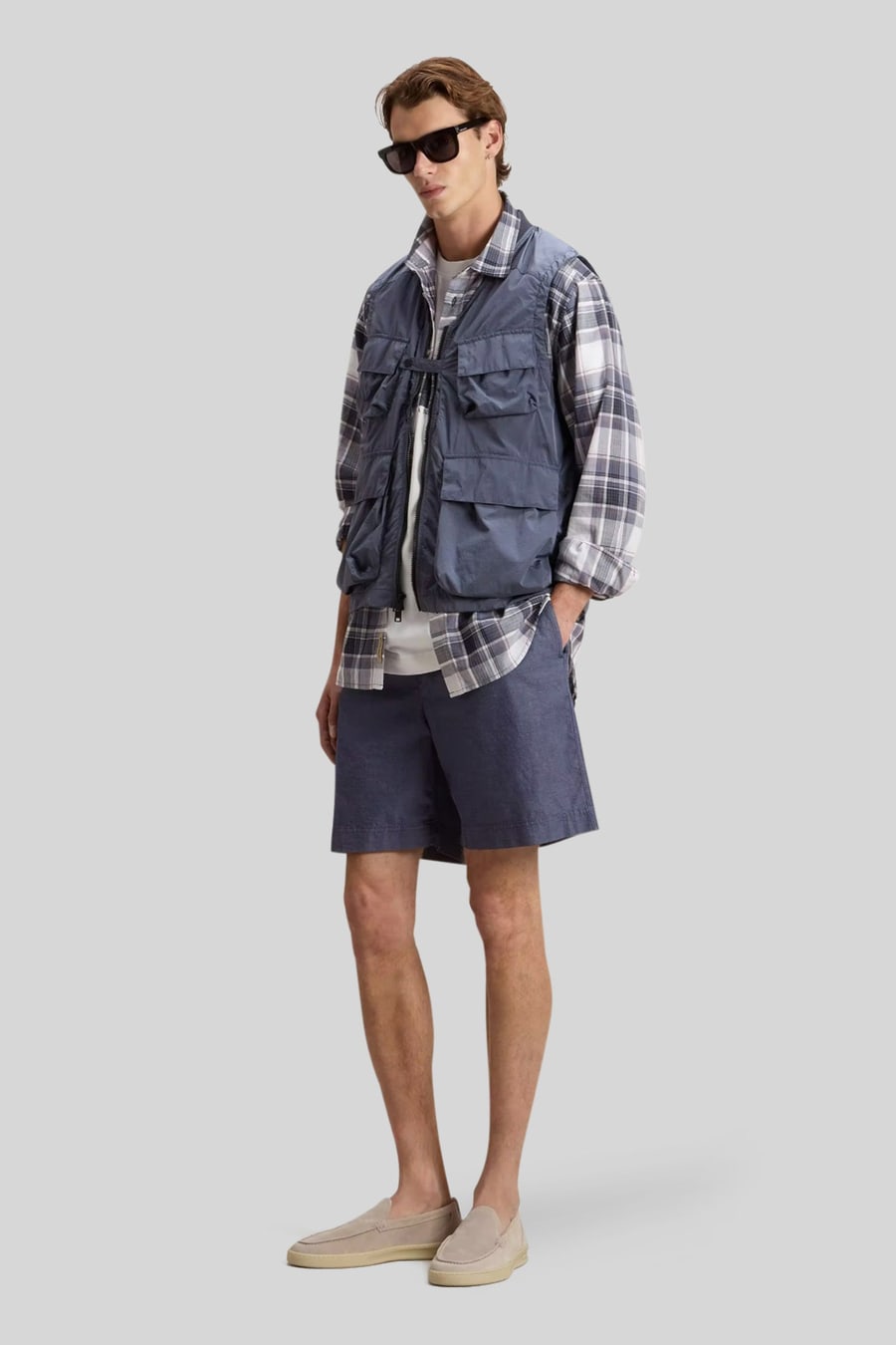 Woolrich Woolrich Bermuda Washed Indigo Uomo, view 2