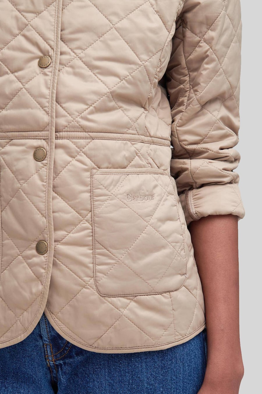barbour Barbour Deveron Quilt Beige Donna, view 3