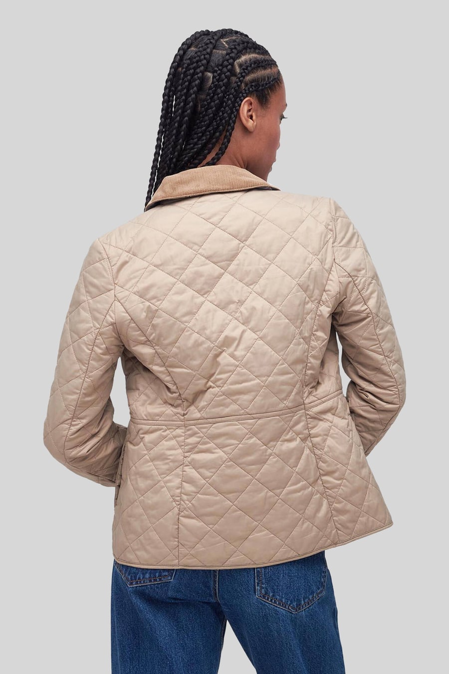 barbour Barbour Deveron Quilt Beige Donna, view 4