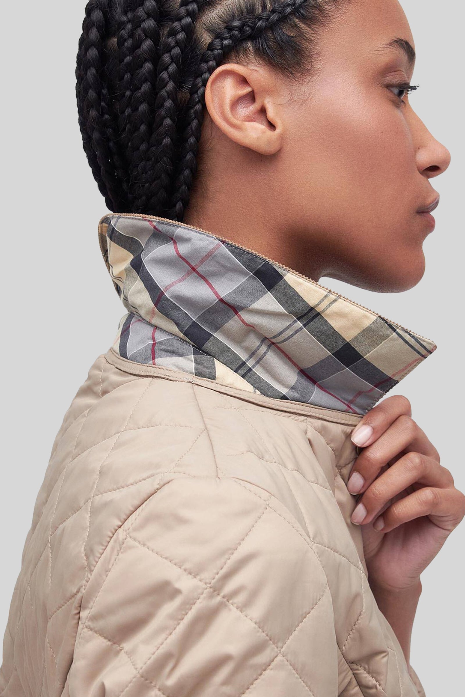 barbour Barbour Deveron Quilt Beige Donna, view 2