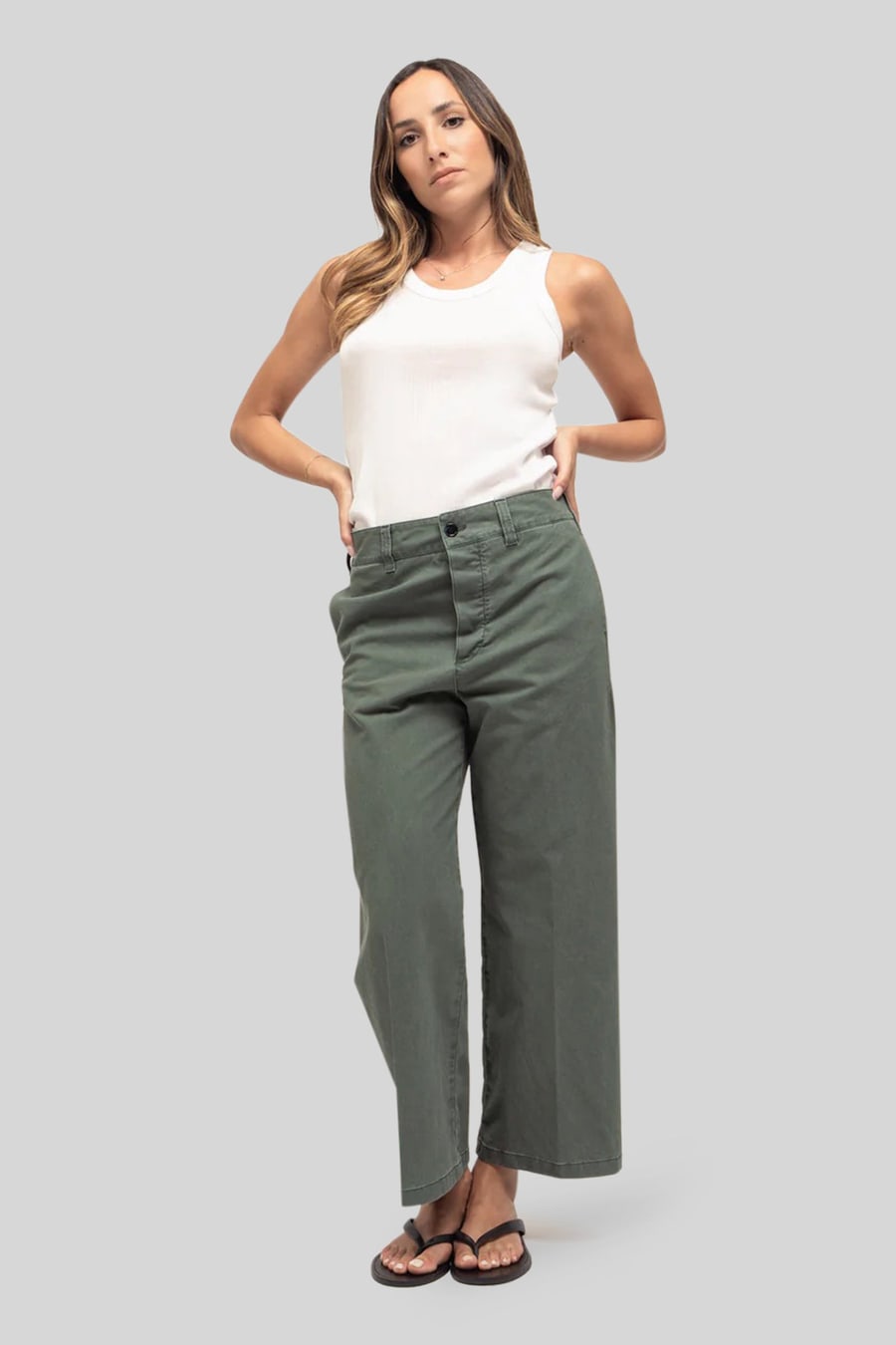 department five Department Five Pantalone Due Verde Donna