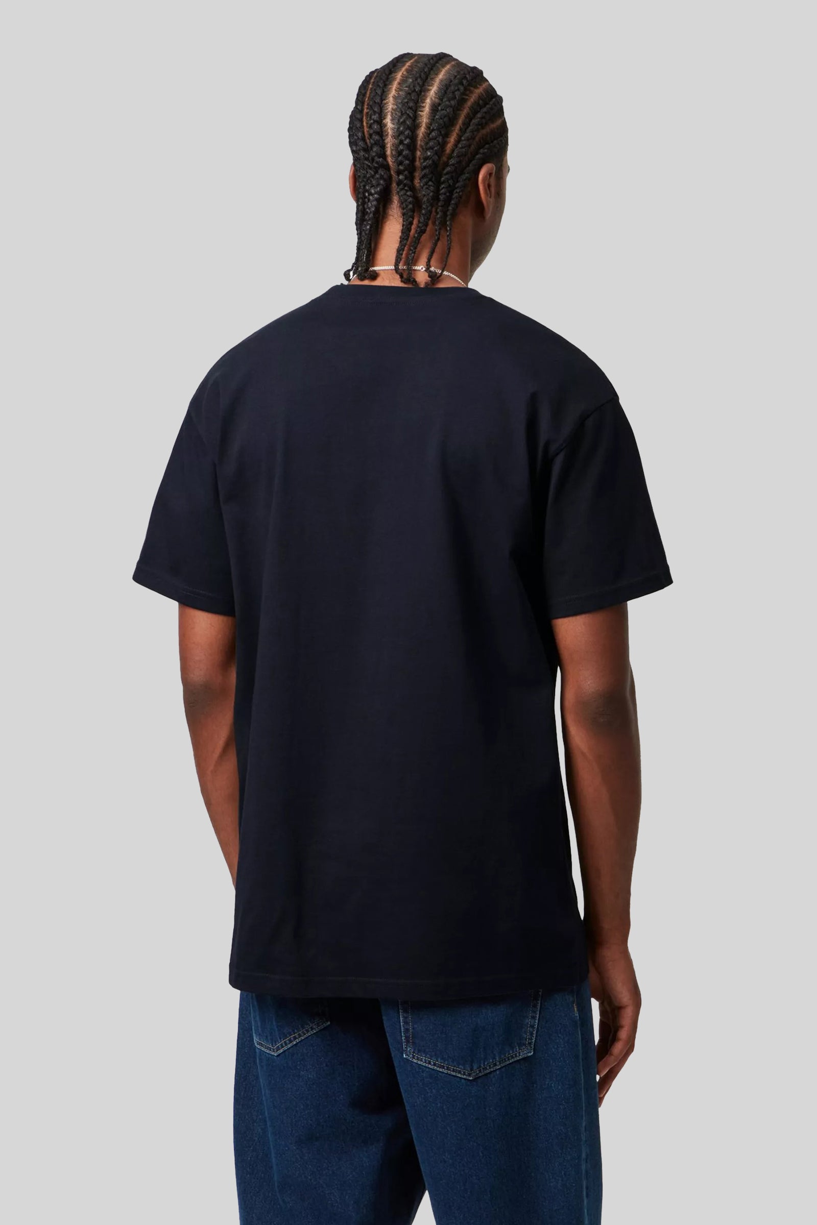 Carhartt WIP Carhartt Wip T-shirt S/s Chase Blu Navy Uomo, view 2