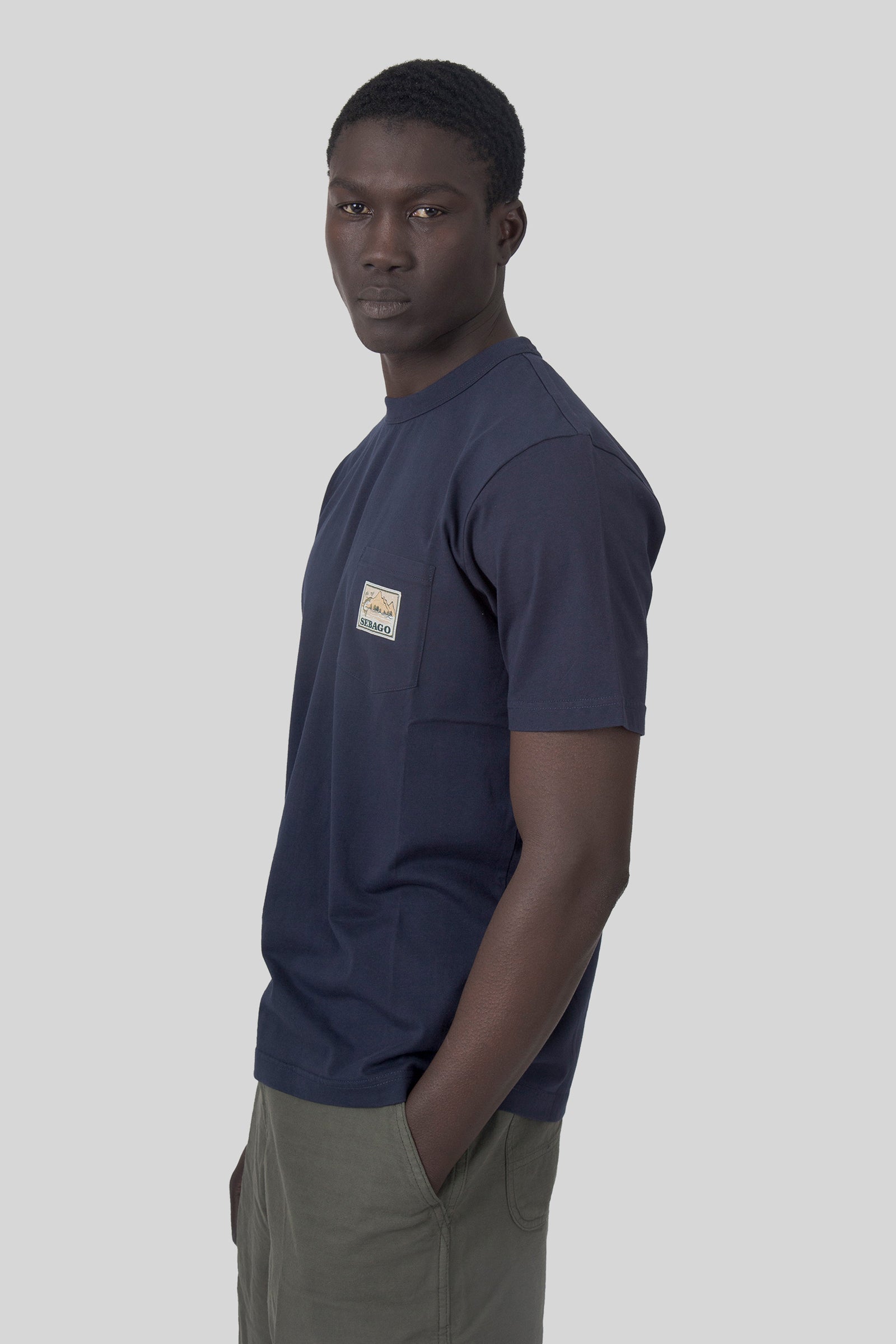 sebago Sebago T-shirt Unionriver Blu Scuro Uomo