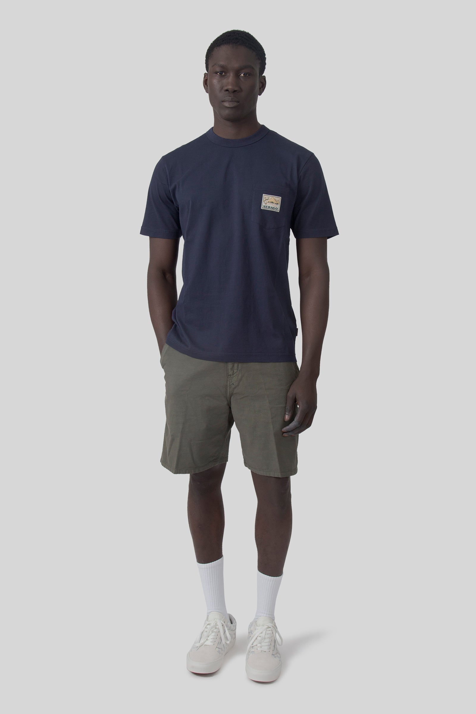 sebago Sebago T-shirt Unionriver Blu Scuro Uomo, view 2