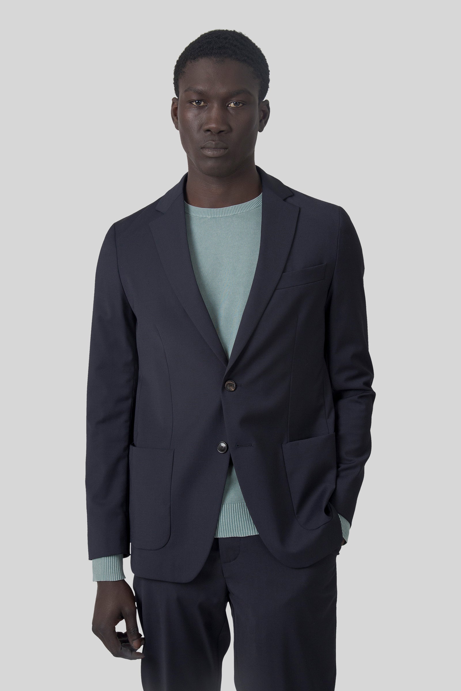 rrd Rrd Summer Wooltech Blazer Blu Uomo