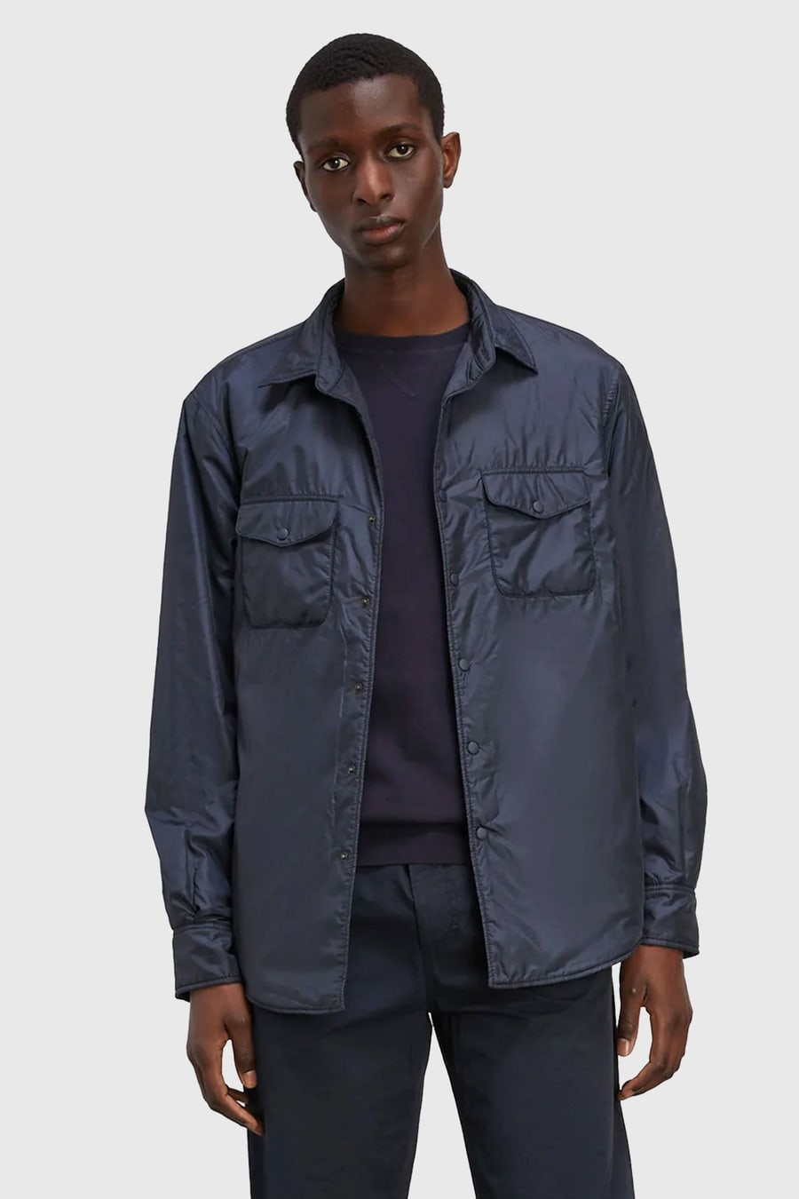 aspesi Aspesi Camicia 13 Più Blu Navy Uomo