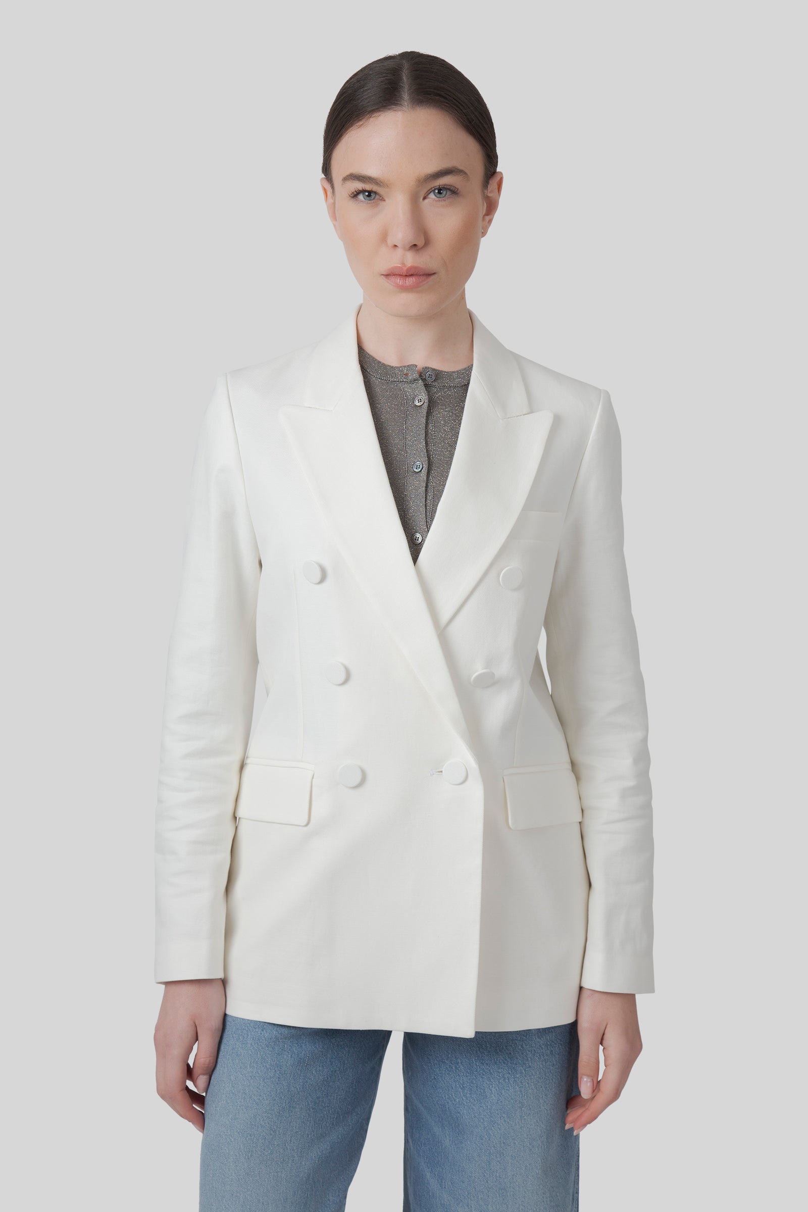 department five Department Five Blazer Doppiopetto Ari Avorio Donna