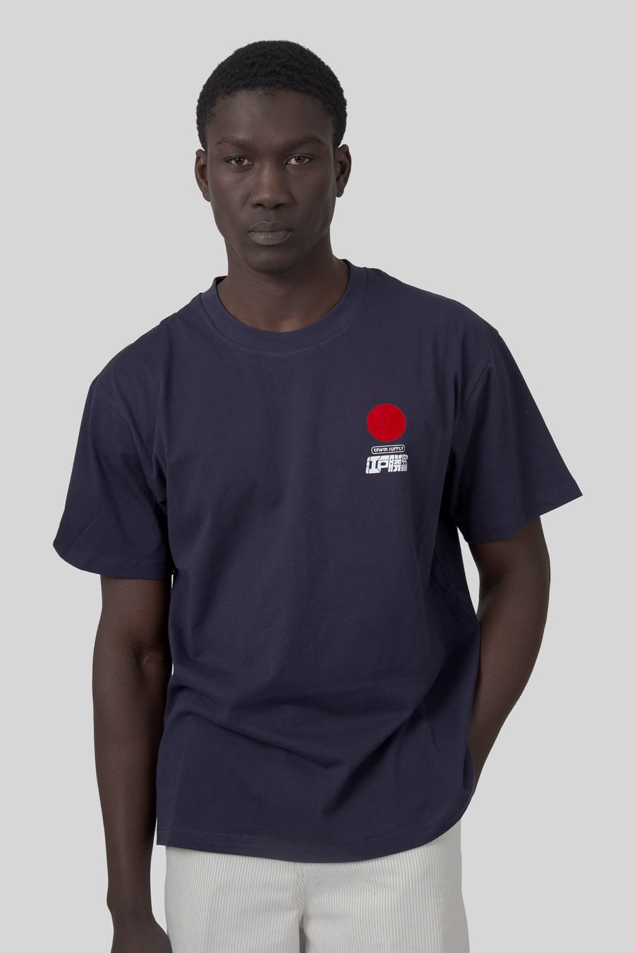 edwin Edwin T-shirt Sun On Blu Uomo, view 3