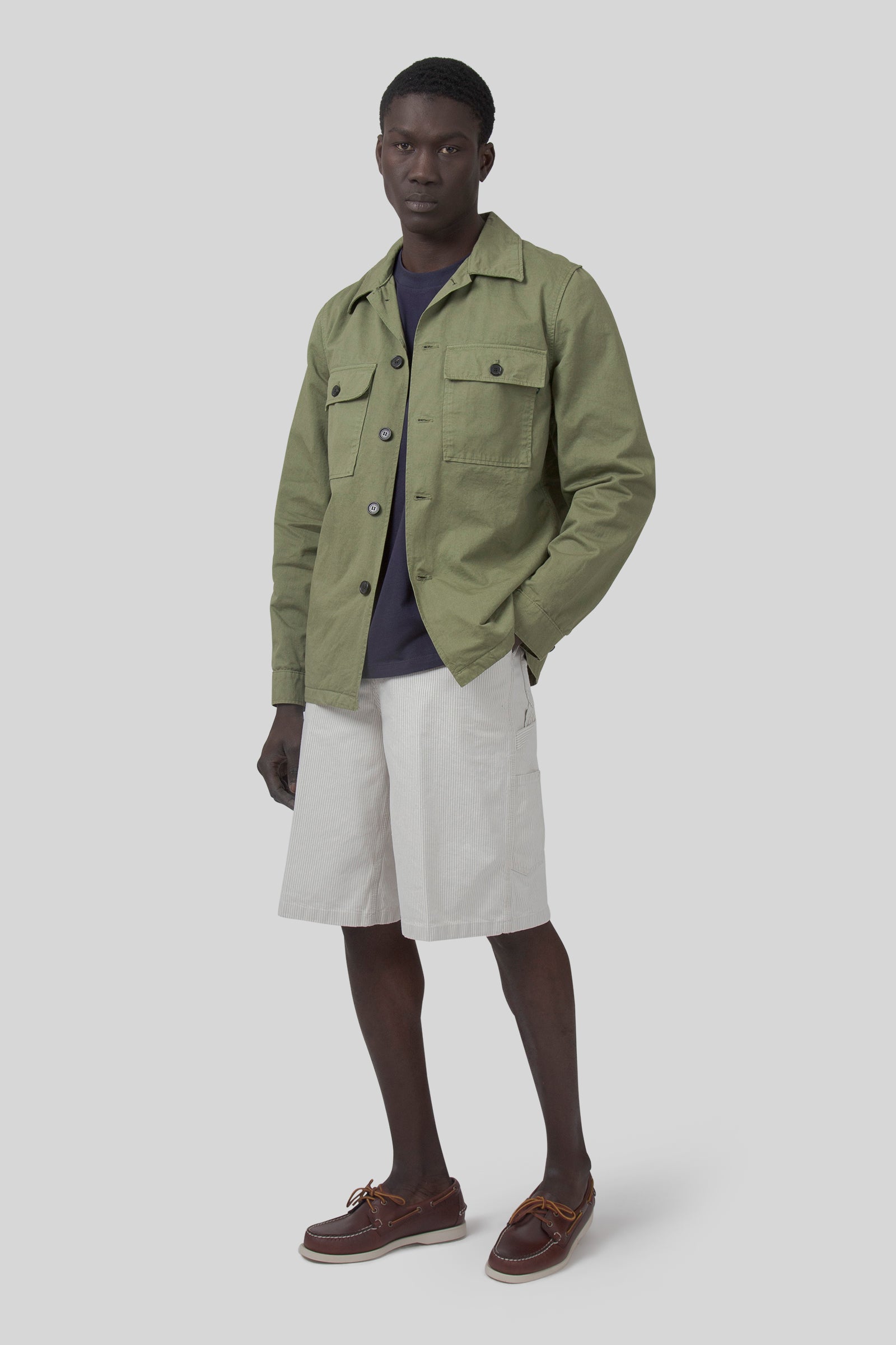department five Department Five Overshirt Wilde Verde Militare Uomo