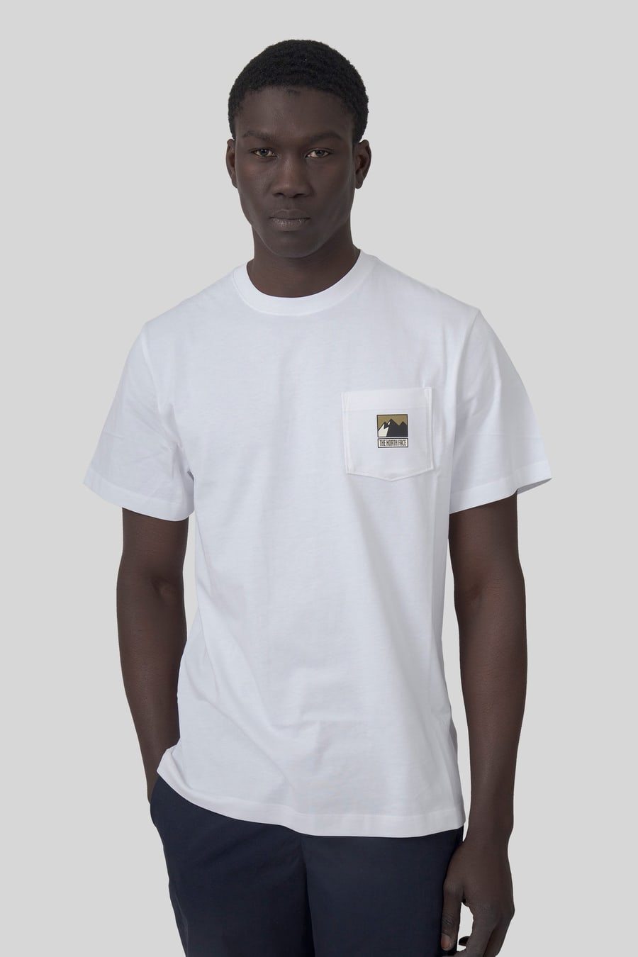 The North Face The North Face T-shirt Mountain Logo Relaxed Bianco Uomo