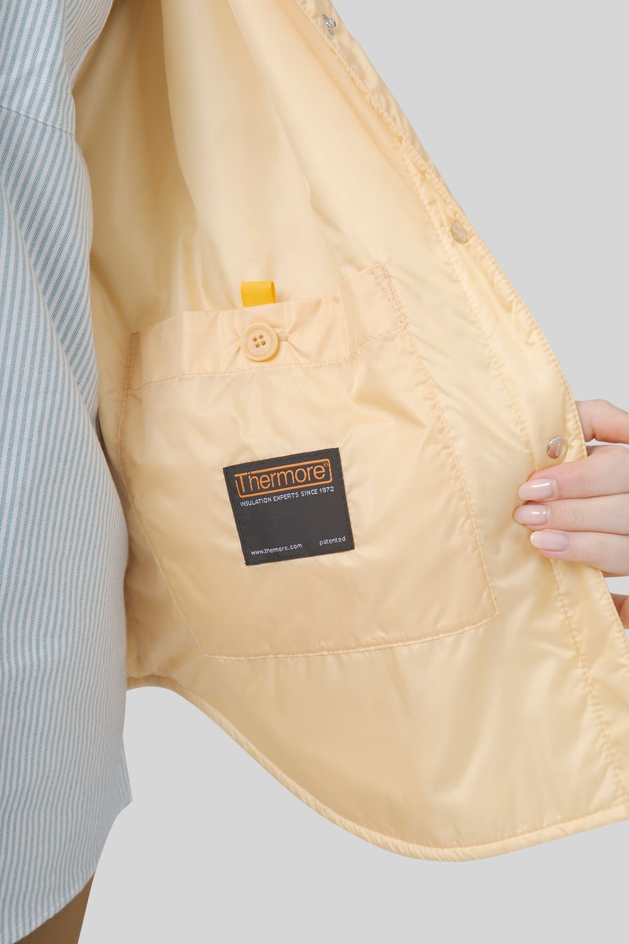 aspesi Aspesi Gilet Dot Giallo Donna, view 7