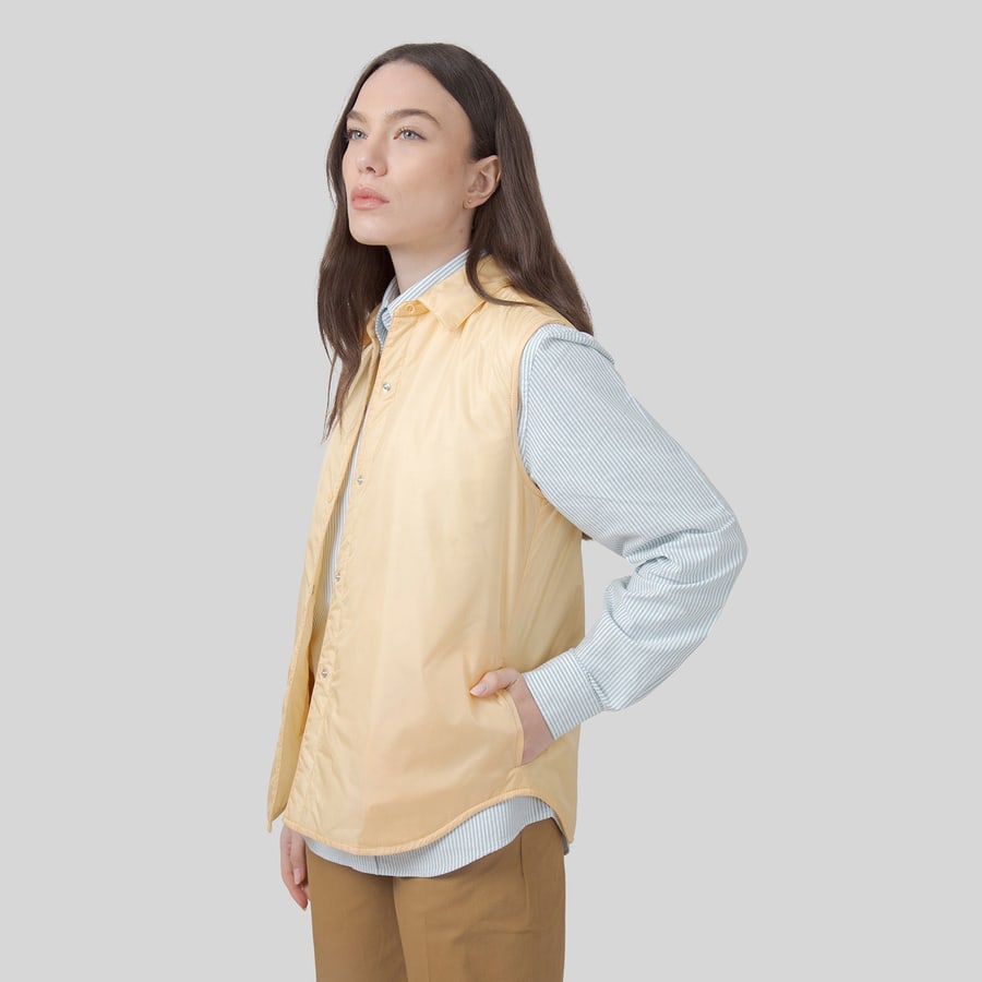 aspesi Aspesi Gilet Dot Giallo Donna, view 8